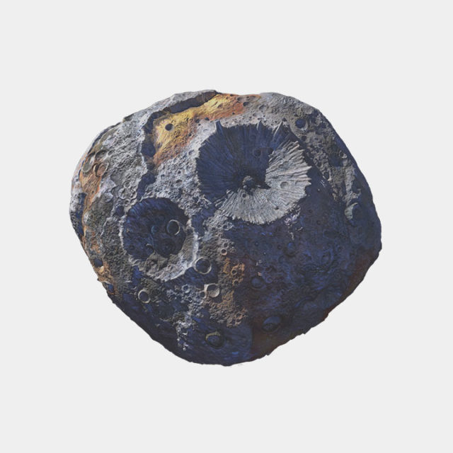 Artist's Conception of the Psyche Asteroid